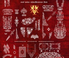 Knight Attire Photoshop Brushes