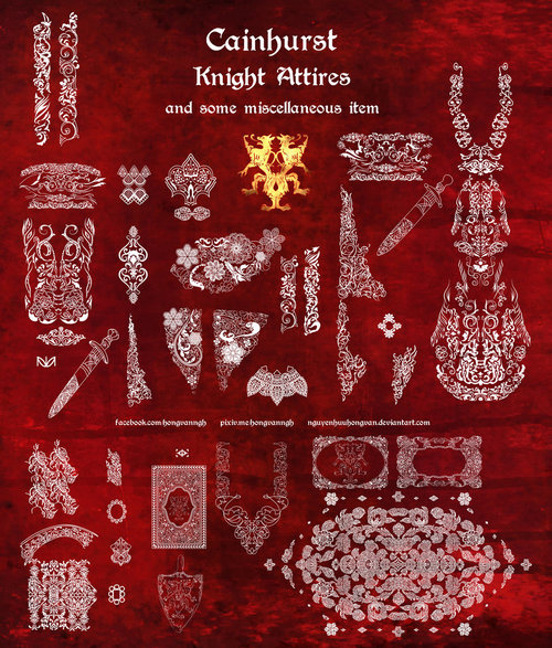 Knight Attire Photoshop Brushes