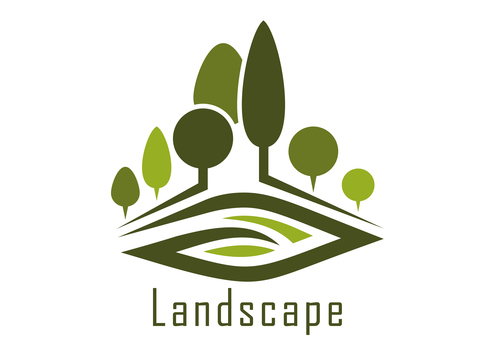 Landscape logos design vector 02