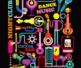 Linear painting vector 08