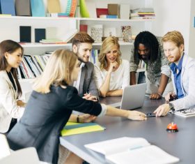 Market business development team Stock Photo 01