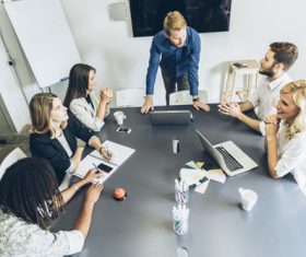 Market business development team Stock Photo 03