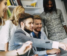 Market business development team Stock Photo 06