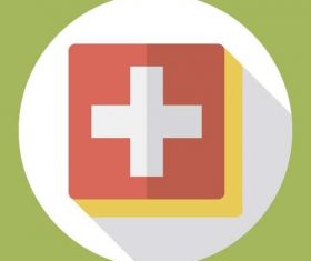 Medical treatment icon vector