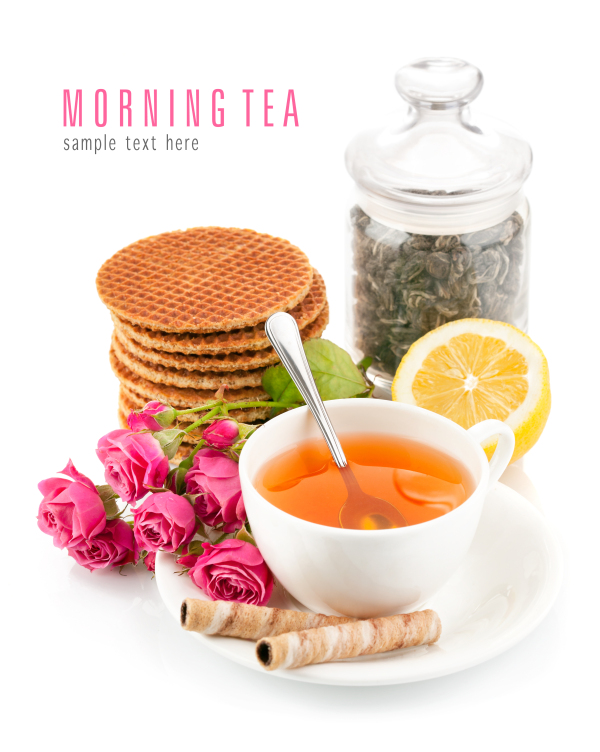 Morning Tea vector template (4)