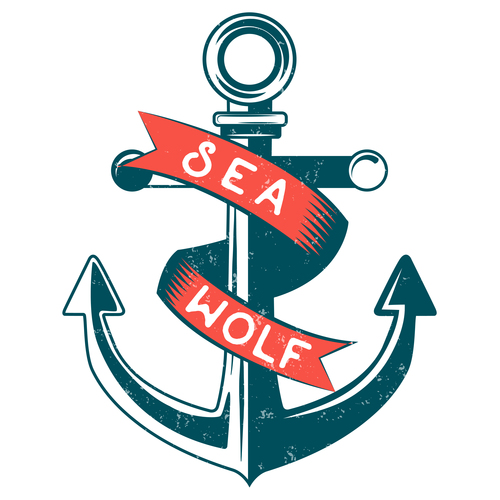 Nautical Anchor illustration design vector 04