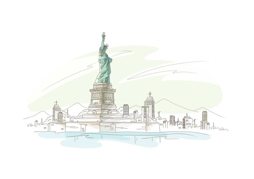New York Cityscape vector