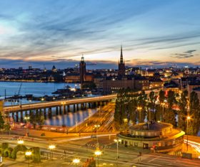 Night urban landscape Stock Photo 13