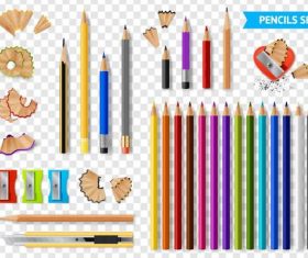 Pencils design vector illustration
