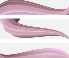 Pink abstract wave vector illustration