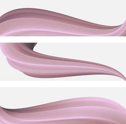 Pink abstract wave vector illustration