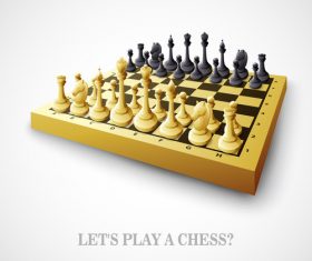 Play chess vector background 02