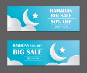 Ramadan big sale banner design vector 01