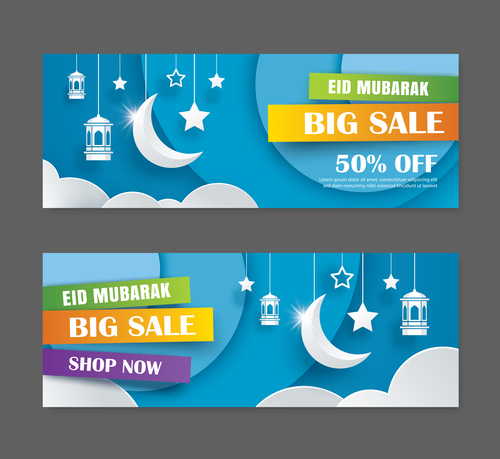 Ramadan big sale banner design vector 10