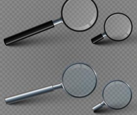 Reading glass vector illustration 03