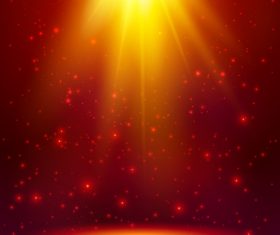 Red cosmic vector background