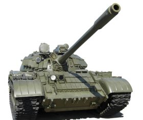 Russian vintage tank Stock Photo 02