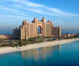 Seaside city landscape Stock Photo 02