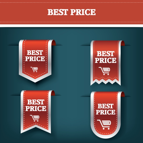 Set collection of Final sale vector 4
