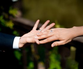 Show wedding ring Stock Photo
