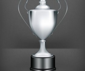 Silver prize design vector material 03