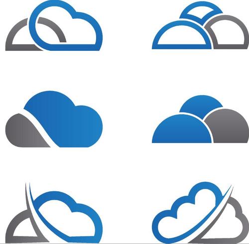 Simple weather icon vector material 02