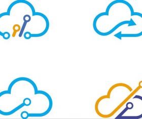 Simple weather icon vector material 03