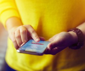 Smartphone payment service Stock Photo 03