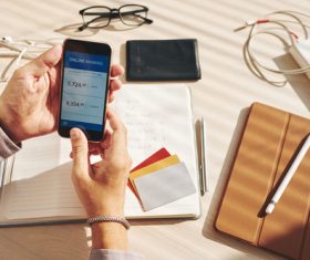 Smartphone payment service Stock Photo 04