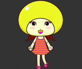 Soybeans cartoon characters vector