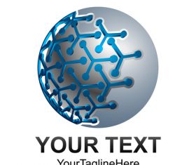 Sphere company logo design vector 01