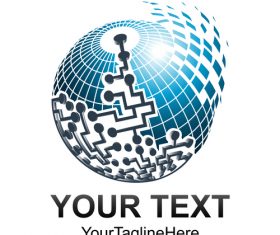 Sphere company logo design vector 03