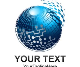 Sphere company logo design vector 04