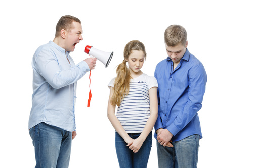 Teacher criticizes students Stock Photo 01