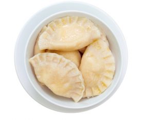 Ukrainian delicacies Vareniki Stock Photo 01