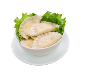 Ukrainian delicacies Vareniki Stock Photo 02