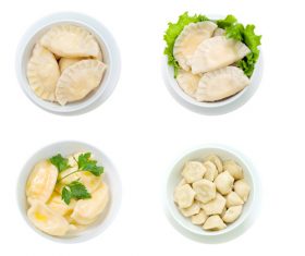 Ukrainian delicacies Vareniki Stock Photo 05