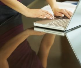 Using laptop Stock Photo 01