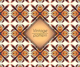 Vintage seamless pattern template vector 05