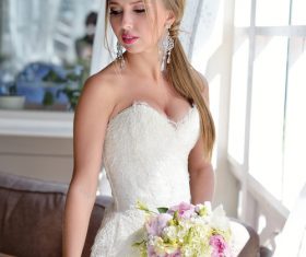 Young beautiful bride Stock Photo