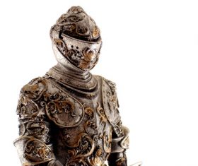 ancient metallic armour Stock Photo