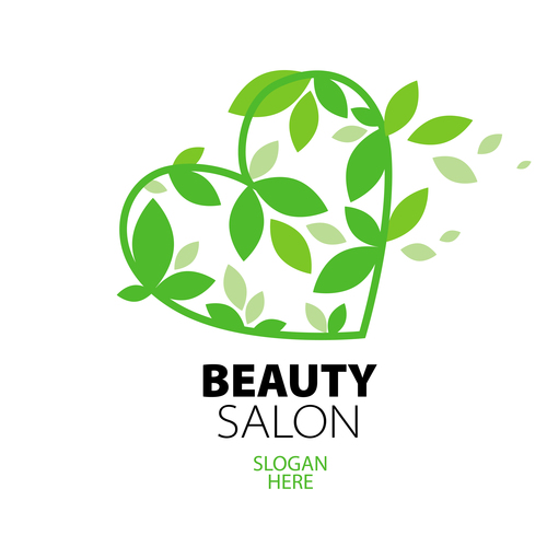 beauty salon logos design vector 03
