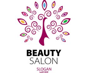 beauty salon logos design vector 05