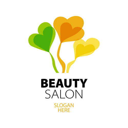 beauty salon logos design vector 07