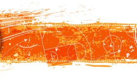 blank basketball field banner vector