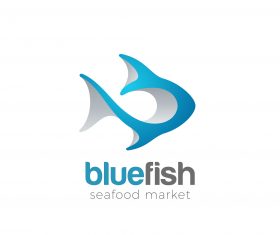 fish seafood logo vector 02