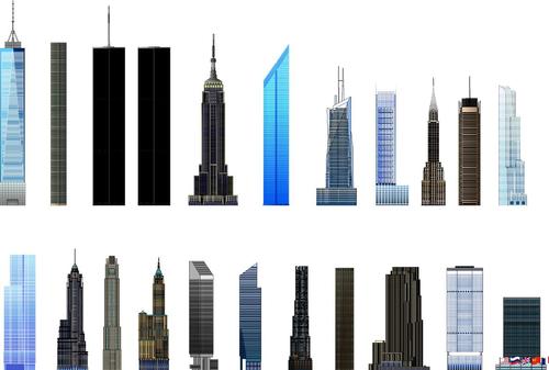 skyscrapers illustration vector 02