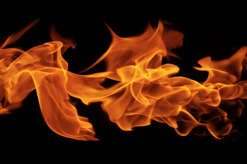 Abstract colored flame Stock Photo 02