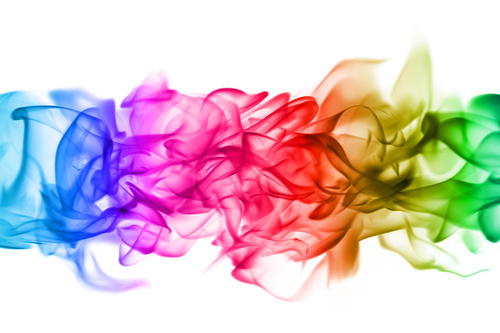 Abstract colored flame Stock Photo 05