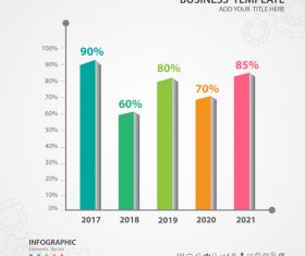 Abstract infographics number options template vector 02